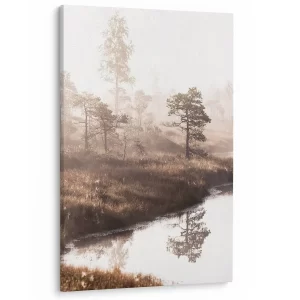 Ochtendmist bij het ven