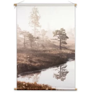 Ochtendmist bij het ven