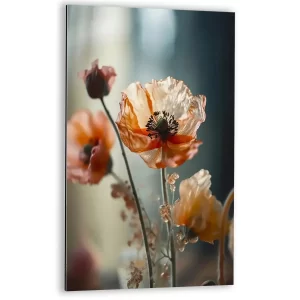 Papaver in het ochtendlicht