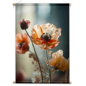 Papaver in het ochtendlicht