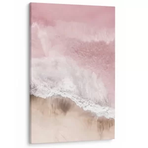 Roze oceaan abstractie