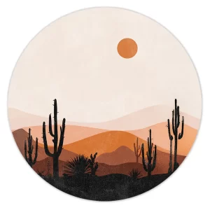 Zonsondergang in de woestijn