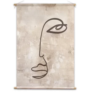 Minimalistisch gezicht