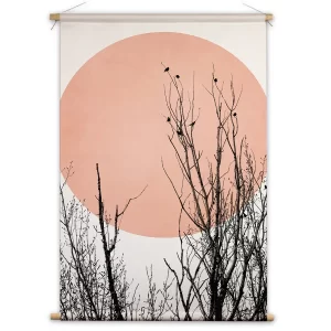 Boomtoppen in de zon