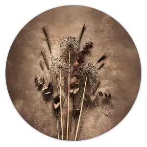 Gedroogde bloemen stilleven