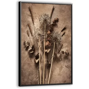 Gedroogde bloemen stilleven