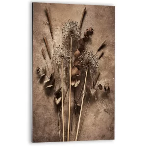 Gedroogde bloemen stilleven