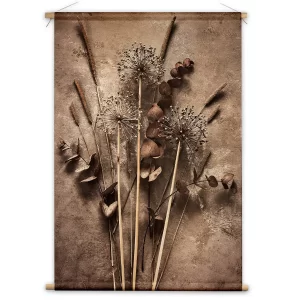 Gedroogde bloemen stilleven