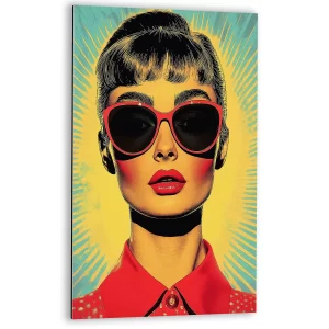 Glamour in pop art stijl