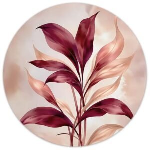 Rode bloembladen in zacht roze